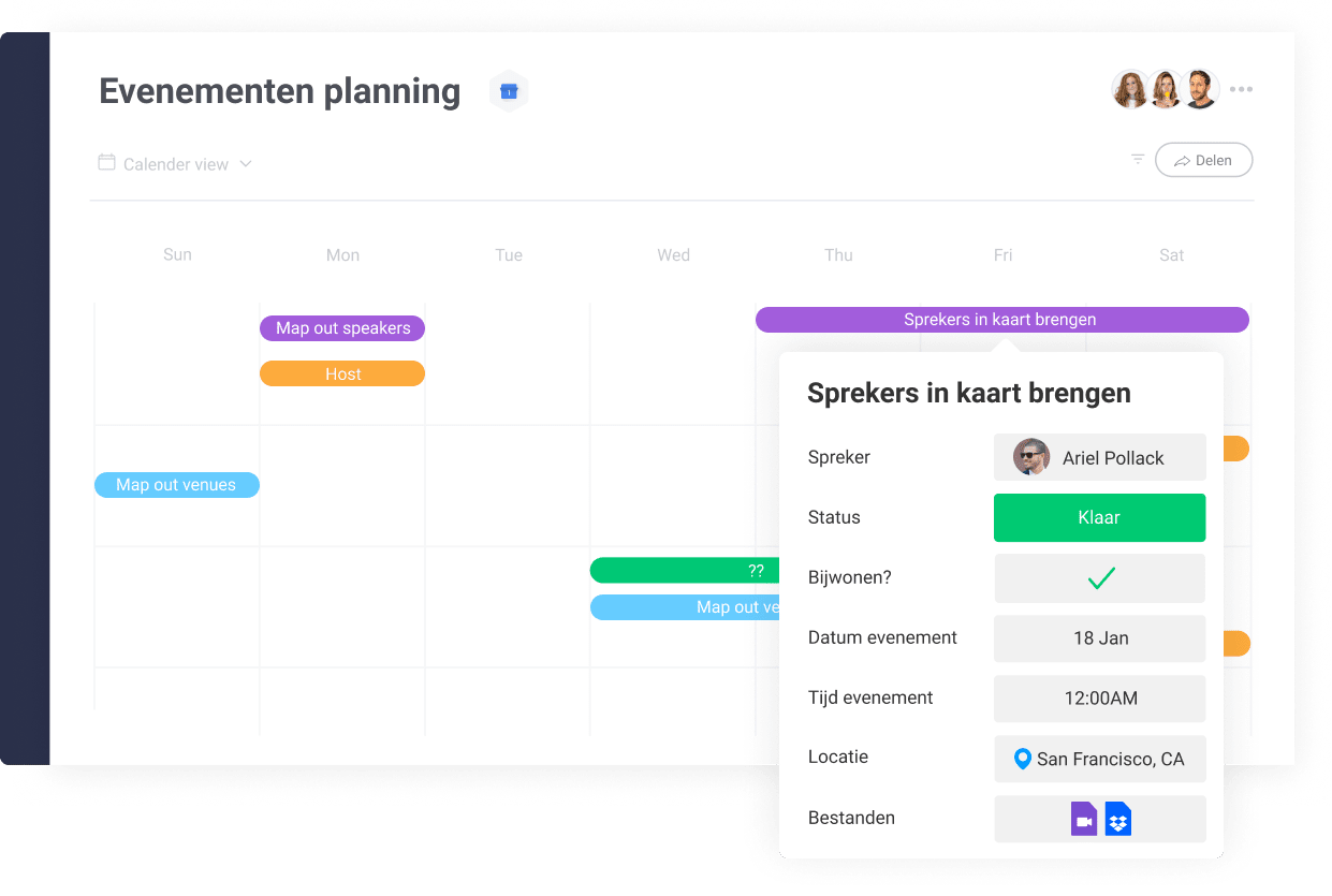 Manage Events with monday.com's Creative Project Management Software